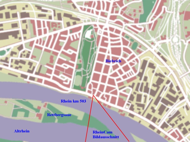 Karte von Biebrich von Tastafaktur zur Verfügung gestellt